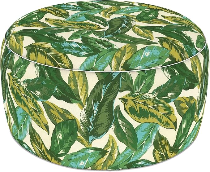 LVTXIII Indoor/Outdoor Extra Large Inflatable Ottoman Pouf D31 x H14 Inch by LVTXIII