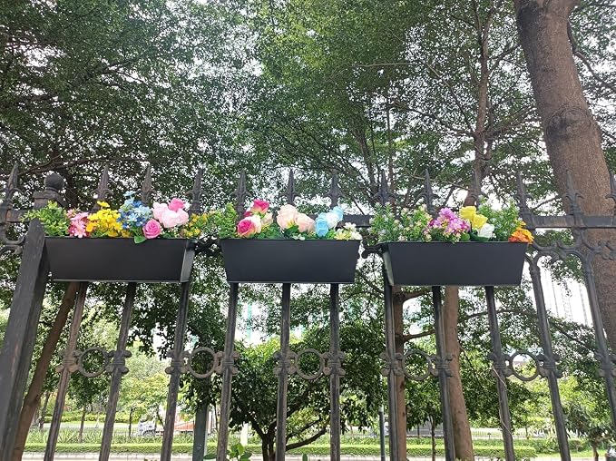 3 Pcs Large Hanging Flower Pots - Image 2