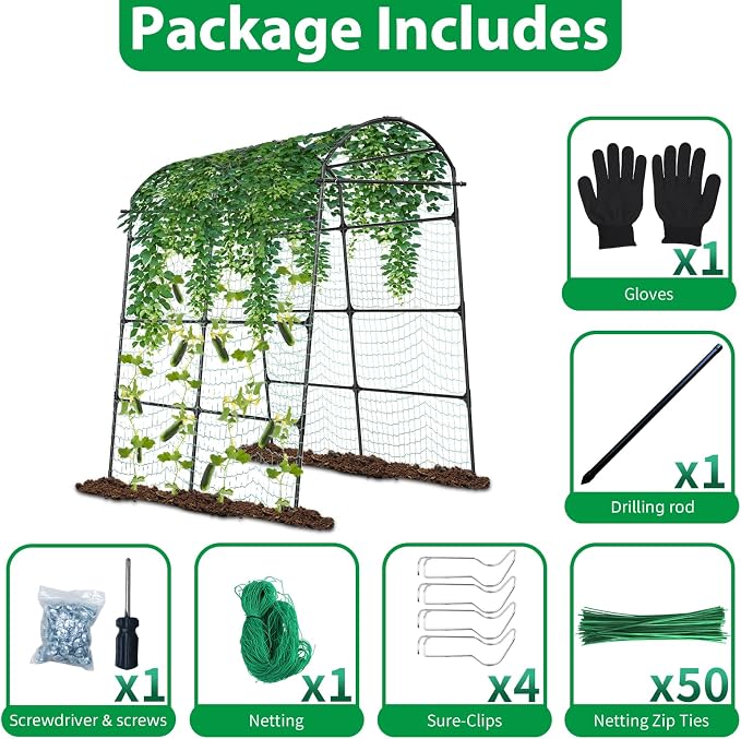 Garden Trellis Arch for Climbing Plants Outdoor - Image 7