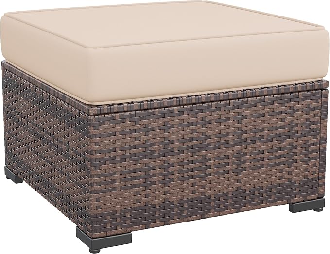 Amopatio 2 Pieces Outdoor Ottoman by Amopatio