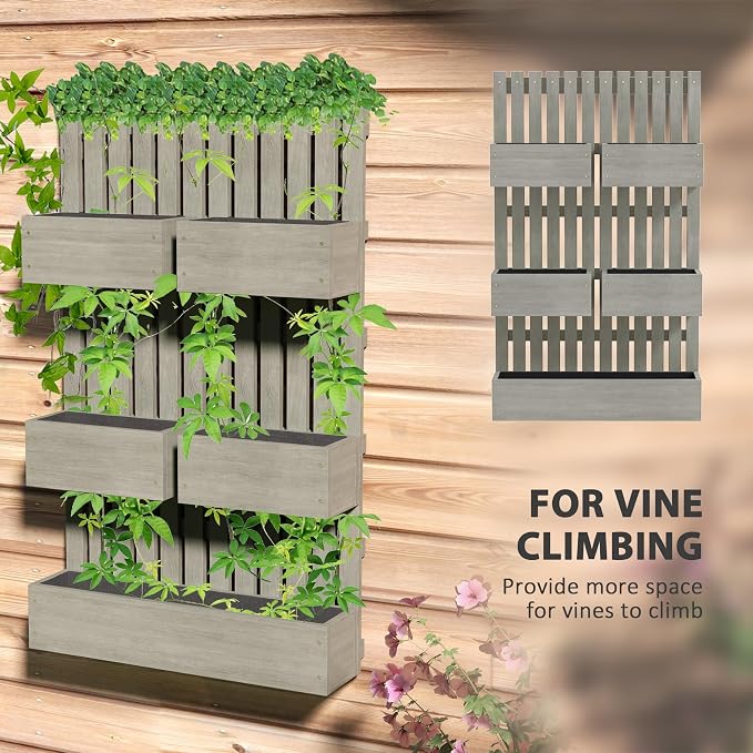Outsunny 5 Box Raised Garden Bed - Image 3