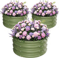 ZXZYHFTY Round Galvanized Raised Garden Bed kit, Round Large Metal Raised by ZXZYHFTY
