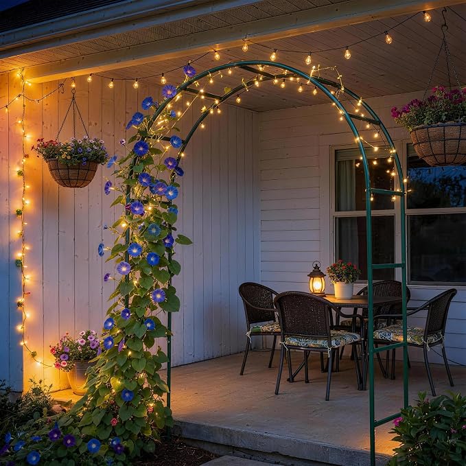 Thickened Rustproof Garden Arch Metal Trellis - Image 8