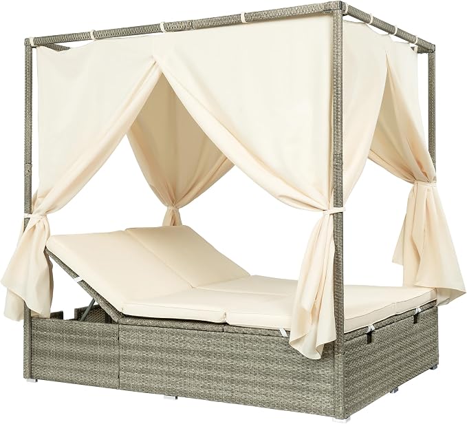 Wicker Metal Outdoor Pool Furniture - Image 4