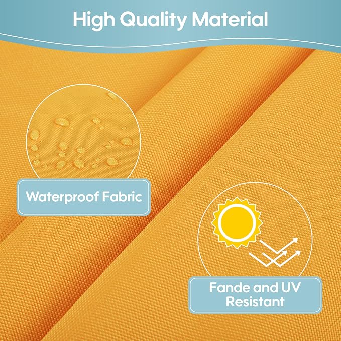 Only choice Outdoor Chaise Lounge Cushion Set of 2, Replacement Seat Cushion - Image 6