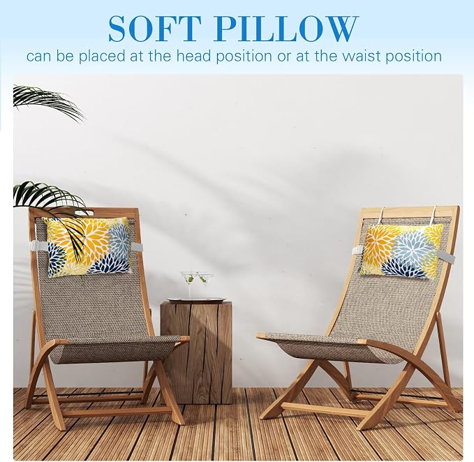4 Pcs Chaise Lounge Pillow - Image 7