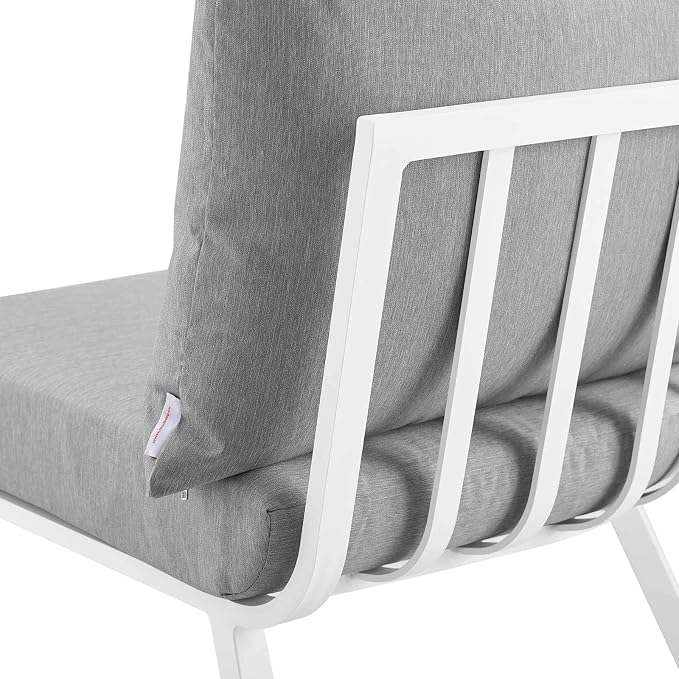 Modway Riverside Outdoor Patio Aluminum Sectional Set - Image 7