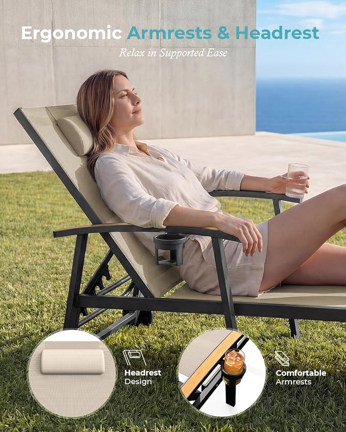 Ciokea Outdoor Lounge Chair - Image 3