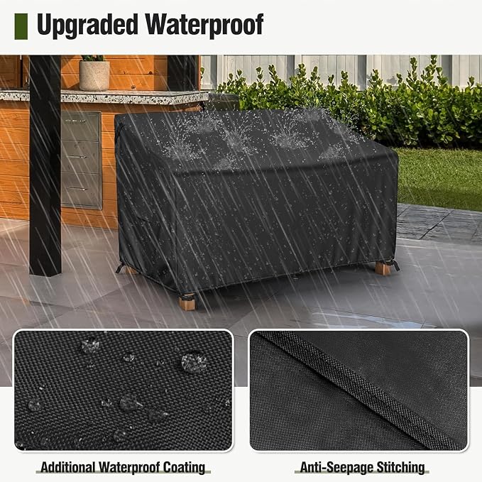 MR.COVER 3-Seater Outdoor Couch Cover Waterproof, Patio Furniture Cover - Image 4