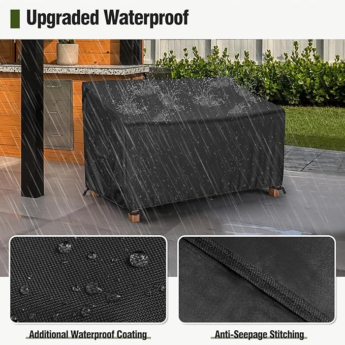 MR.COVER 3-Seater Outdoor Couch Cover Waterproof, Patio Furniture Cover - Image 4