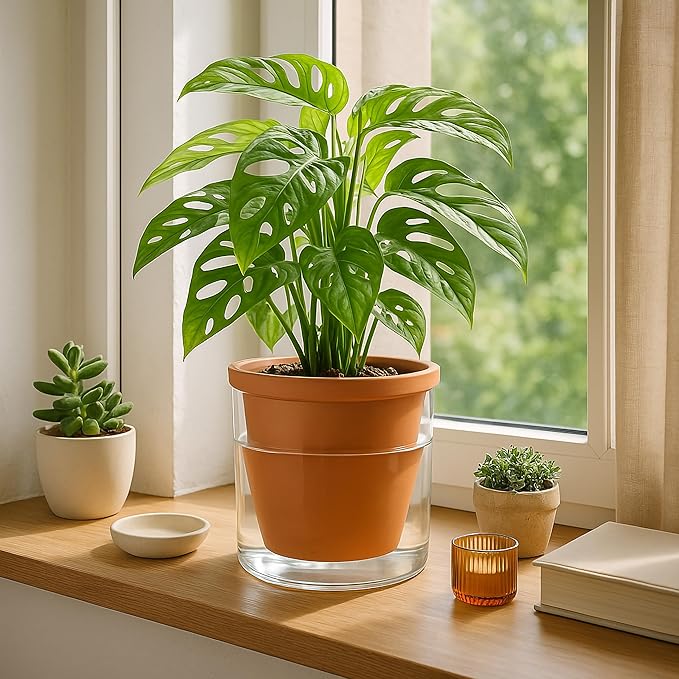 D'vine Dev 6 Inch Design Self Watering Pot - Image 2