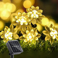 ITICdecor Solar Flower String Lights Outdoor Waterproof 50 LED Upgraded Flower by ITICdecor