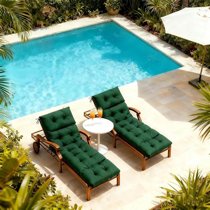 MTMR Chaise Lounge Cushion Outdoor, Non-Slip Chair Cushion - Image 3