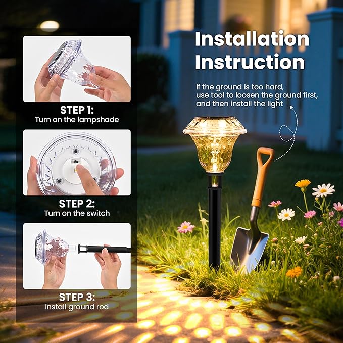 Solar Pathway Lights Garden Decor - Image 5