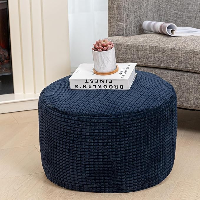 Asuprui Supportive Pouf Ottoman Foot Rest Elevate Your Living Room Decor - Image 2