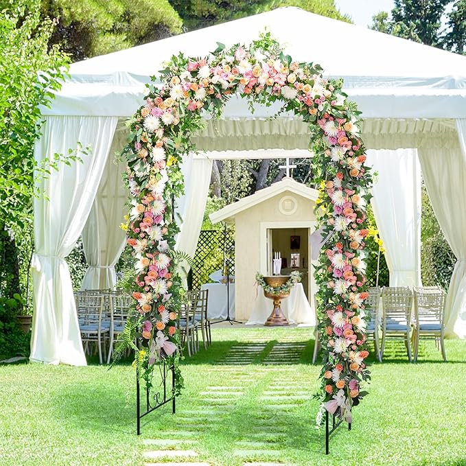 Moccha Garden Arch, 7.2Ft Metal Arbor - Image 2