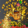 Solar Lanterns Outdoor Waterproof, Hummingbird Watering Can Garden Decor by YJFWAL