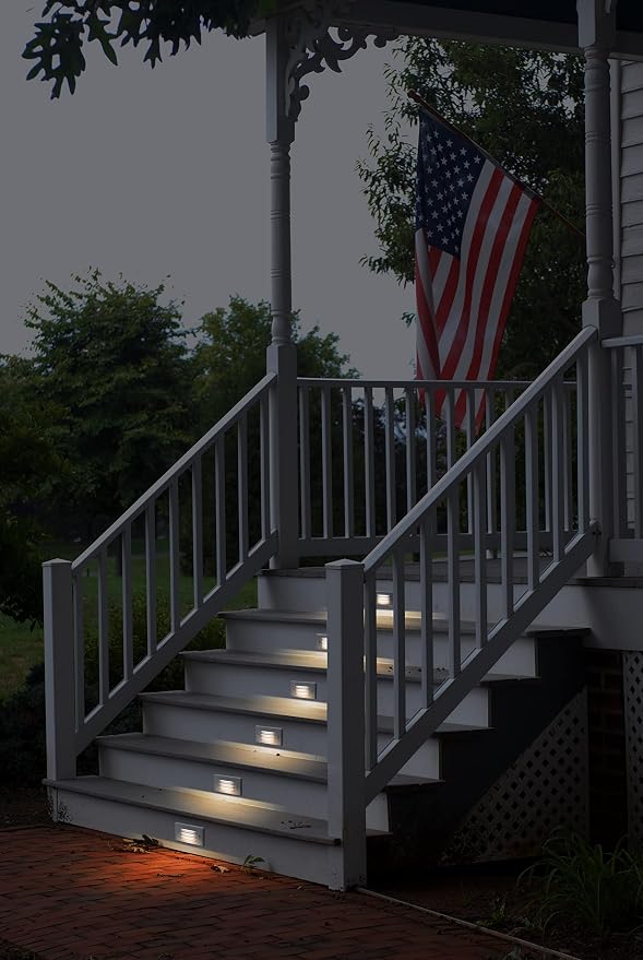 GKOLED Low Voltage Outdoor Step Lights 12V 3W Stair Lighting - Image 5