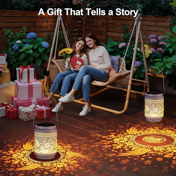 KOOPER Solar Lanterns Outdoor Waterproof Birthday Gifts - Image 8