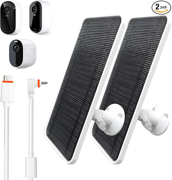 Solar Panel for Arlo Essential/XL Spotlight Cam, Essential 2K/2K XL, by AYIIFEI