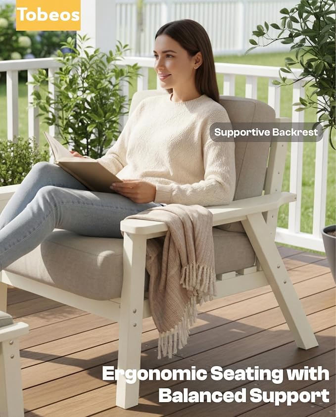 Patio Furniture Set, HDPE Outdoor Sofa Set - Image 3