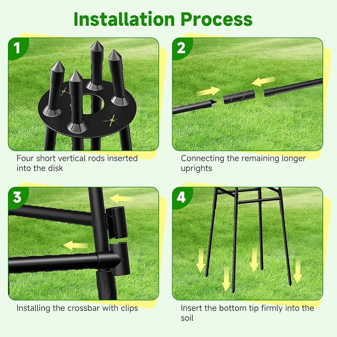 1 Pack Garden Obelisk Trellis for Climbing Plants Outdoor Indoor Pots, Plant - Image 7