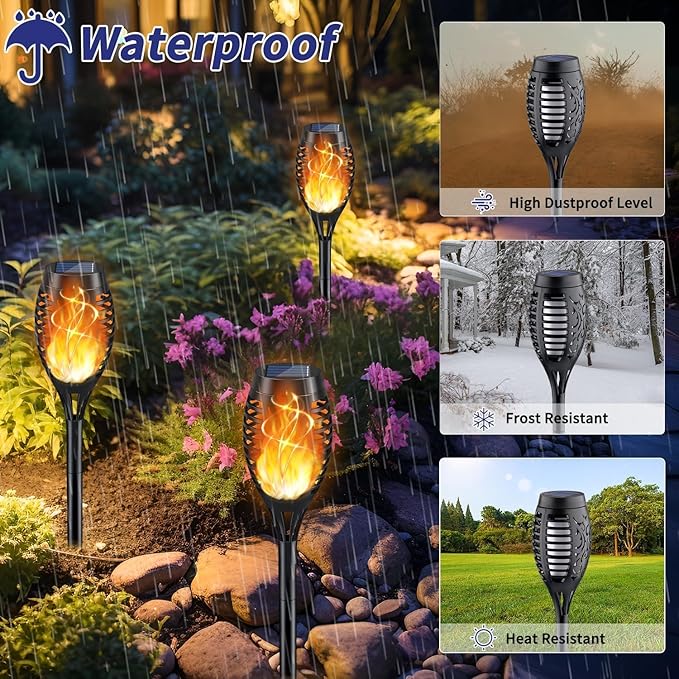 KYEKIO Solar Lights for Outside, Garden Light Outdoor Waterproof, Solares - Image 4
