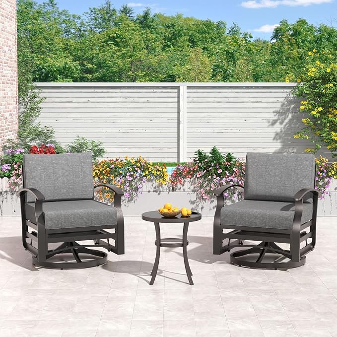 Kullavik Aluminum Patio Furniture Set - Image 5