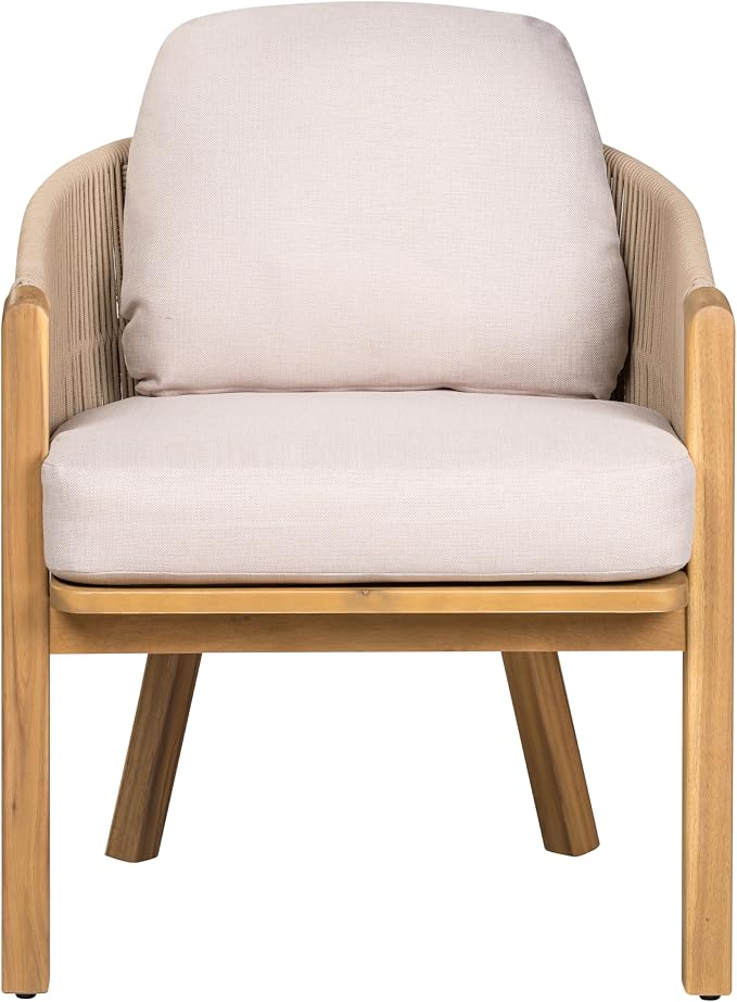 Christopher Knight Home Kclent Outdoor Acacia Wood Dining Set - Image 7
