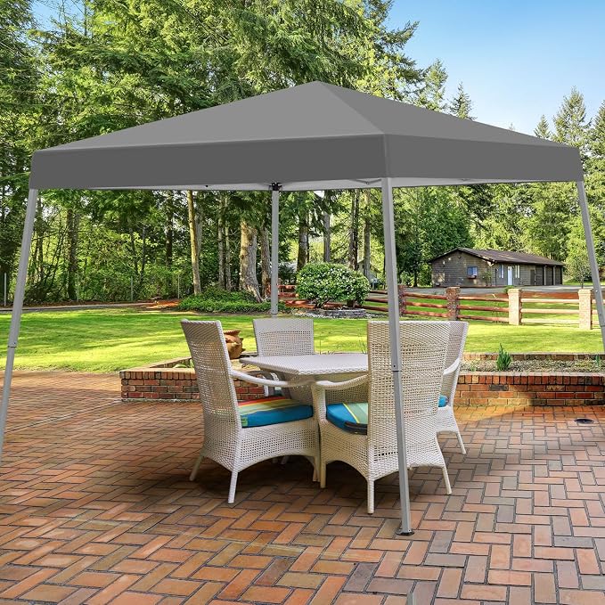 Canopy Tent, 10X10 FT Pop Up Canopy Outdoor Instant Tent Slant Legs - Image 7