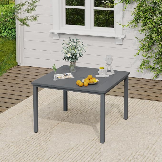 VICLLAX Square Patio Dining Table - Image 5