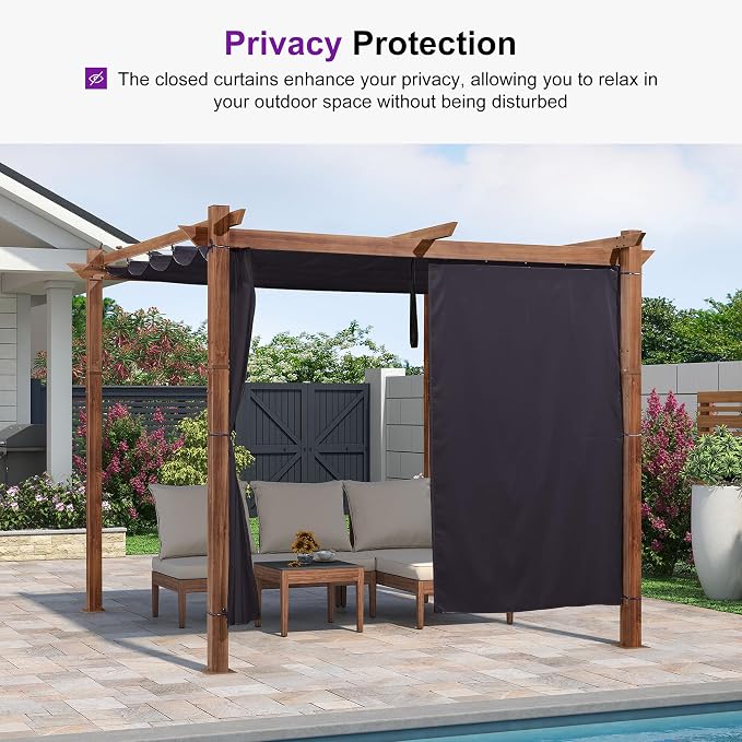 PURPLE LEAF 10' x 10' Pergola - Image 2