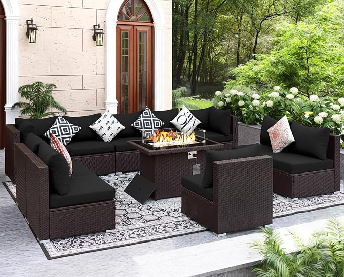 NICESOUL 11 Piece Outdoor Furniture Set - Image 2