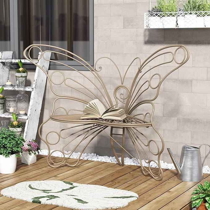 50 Inches Outdoor Bench, Garden Bench - Image 6