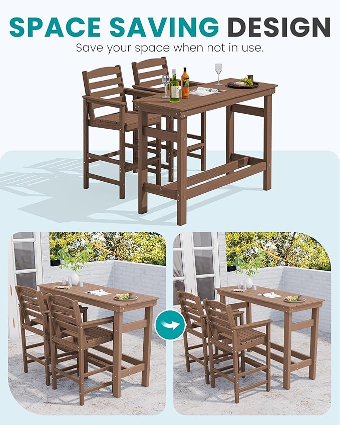 SERWALL Outdoor Bar Set - Image 3