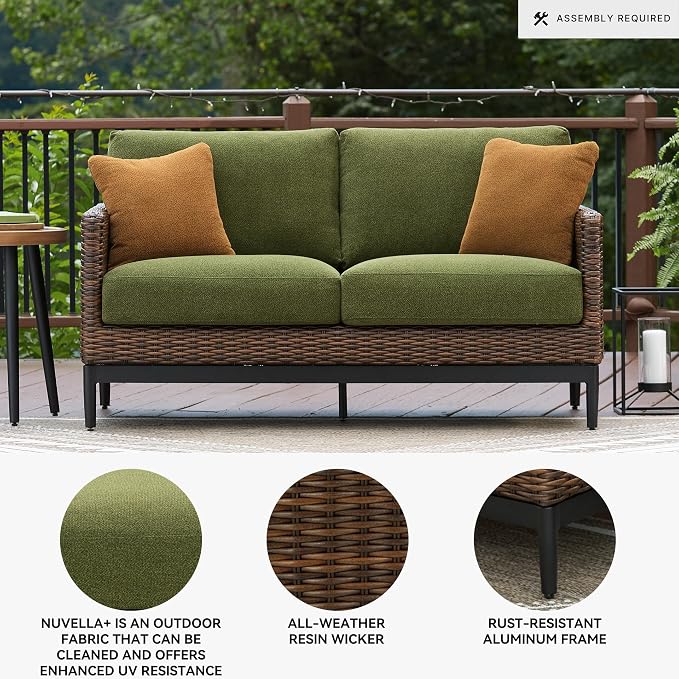 Signature Design by Ashley Horizon Hall Vintage Outdoor Nuvella Weather - Image 3