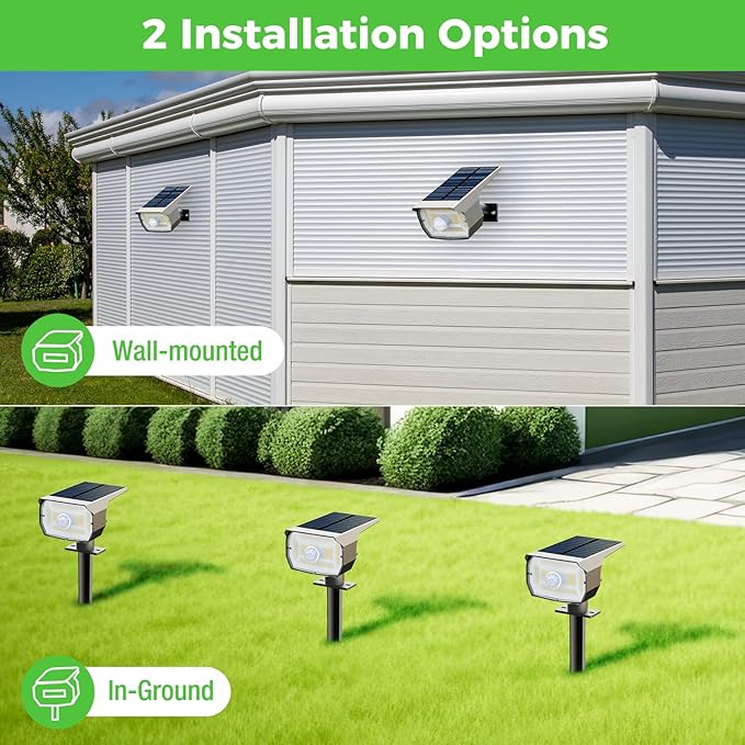 nipify Solar Spot Lights Outdoor Motion Sensor - Image 3