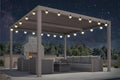 PURPLE LEAF 12' × 12' Outdoor Louvered Pergola, Retractable Patio Hard Top by PURPLELEAF