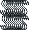 30 Pack Vinyl Coated Heavy Duty S Hooks by DINGEEUtilityHook