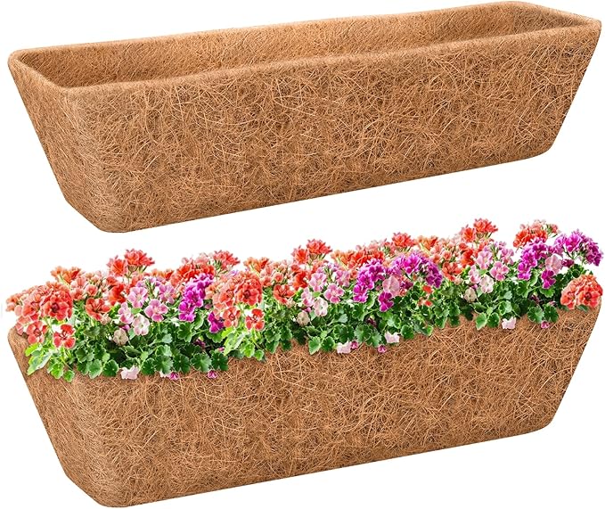 Riare 2 Pack 48 Inch Rectangle Coconut Liners by Riare