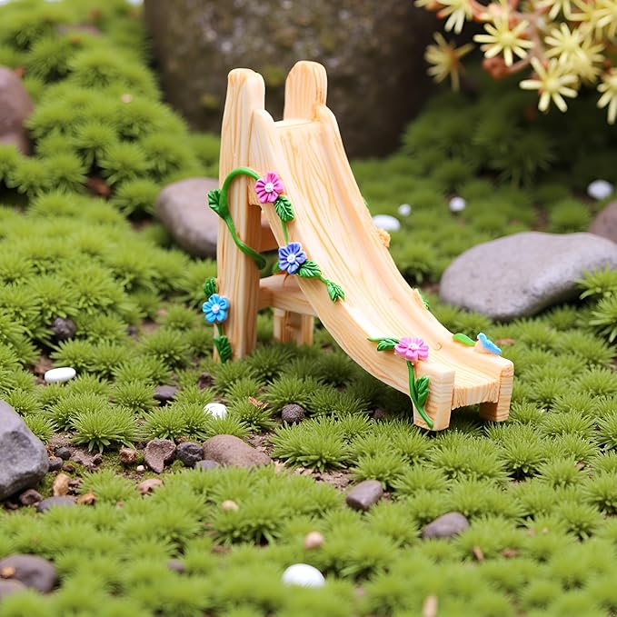 Kai Dream Miniature Fairy Garden Accessories, Resin Slide, 2.8 * 1.4 * 2.8 - Image 4