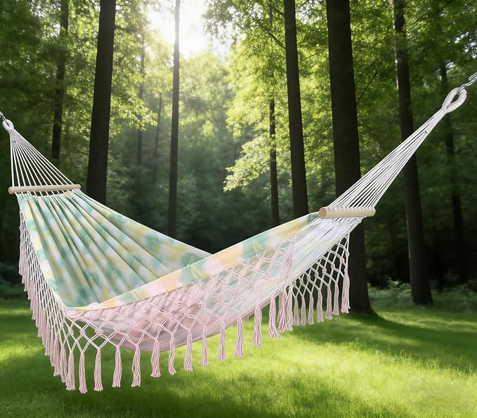 Portable Hammock, Bohemian Hammock, 2person Hammock, - Image 2