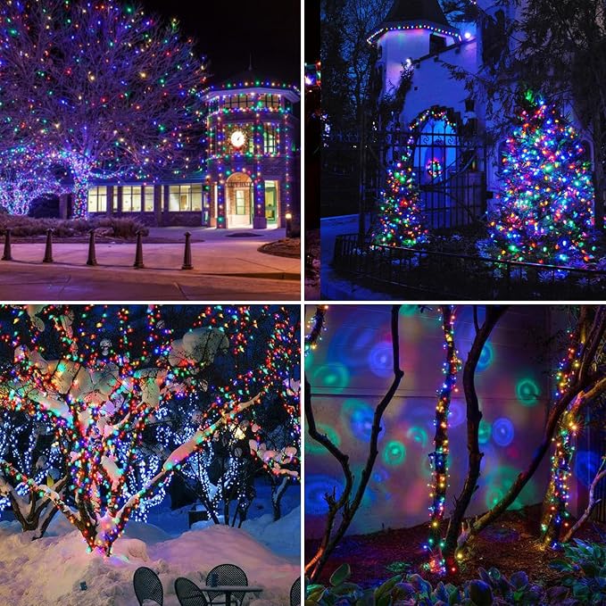 4 Pack Solar Fairy Lights 131.2Ft 400 LED, Twinkle Lights - Image 4