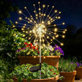 btfarm 1 Pack Solar Garden Lights Outdoor, 8 Modes Firework Lights Solar Powered by btfarmdecorativelighting
