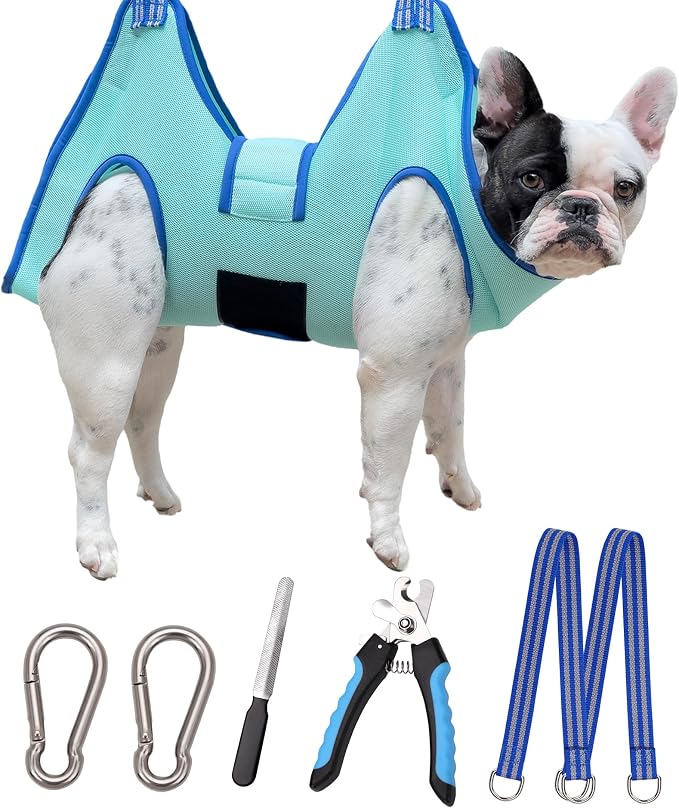 Dog Grooming Hammock, Medium Dog Hanging Harness Holder by Kkiimatt