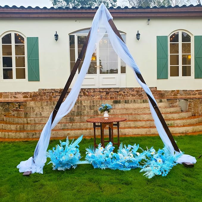 7.87FT Wooden Wedding Arch, Wood Arch - Image 7