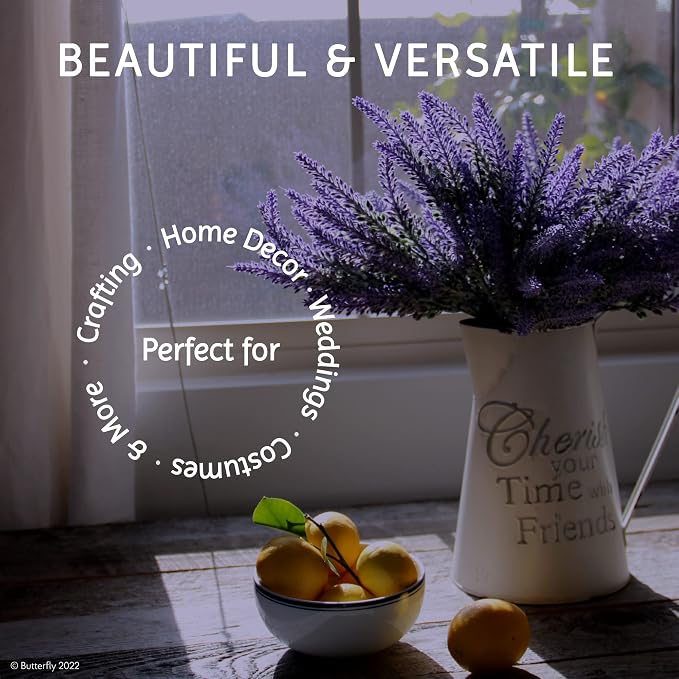 Butterfly Craze Lavender Flower Stems - Image 5