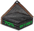 70% Shade Cloth, 10FTx20FT HDPE Mesh Tarp by Homiton