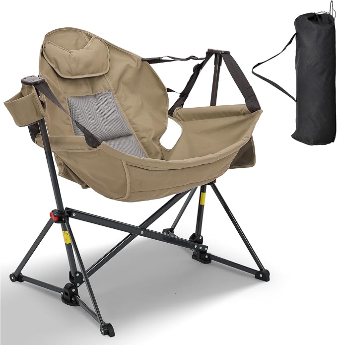 Ainfox Hammock Camping Chair, Foldable Portable Rocking Chairs by Ainfox