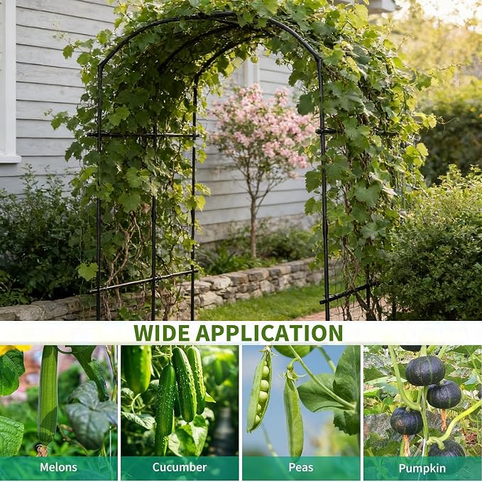 DoCred Tall Garden Arch Trellis - Image 3